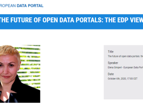 The future of open data portals: The EDP View